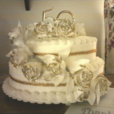 50Th Anniversary Cake