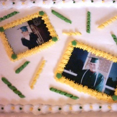 Picture Graduation Cake