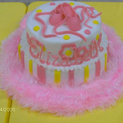 Ballet Graduation Cake