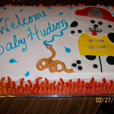 Fire Dog Baby Shower