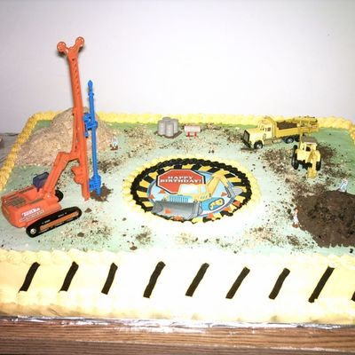 Construction Birthday Cake