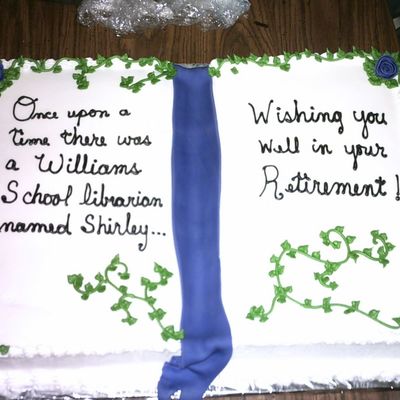 Retirement Cake For A Librarian