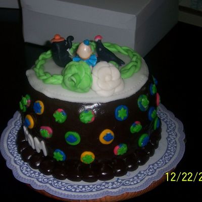 Circus Chocolate Fondant Cake