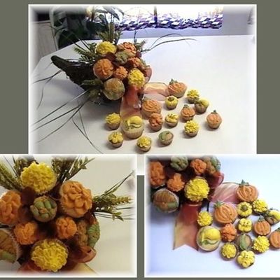 Thanksgiving Cupcake Cornucopia