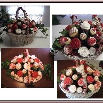 Valentine Cupcake Bouquet