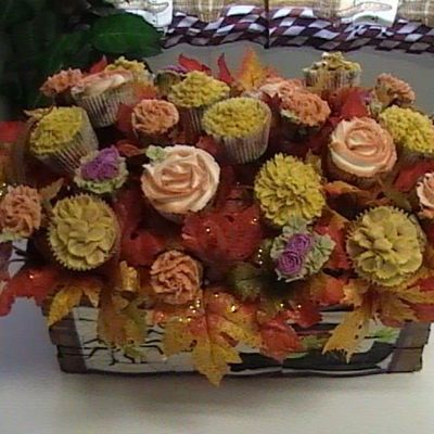 Fall Cupcake Bouquet