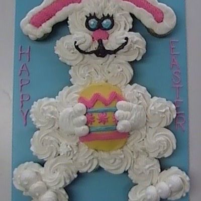 Easter Bunny Cupcake Cake