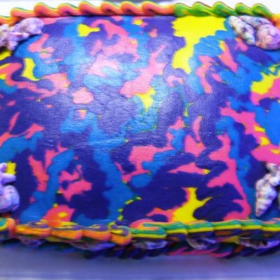 Kelsey's Tie Dye Cake