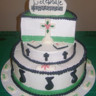 Church Graduation Cake