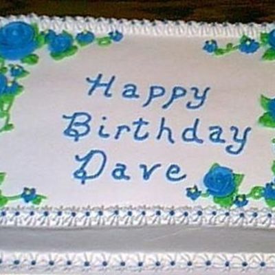 Blue Flower Birthday