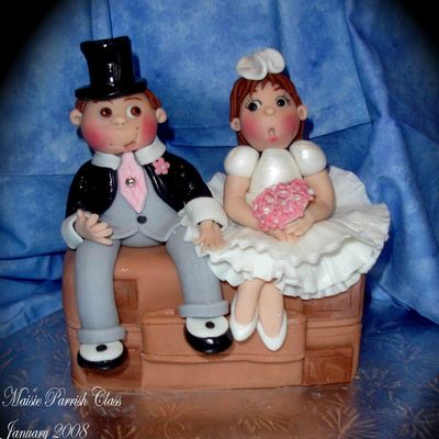 Bride And Groom Figurines - Maisie Parrish Class