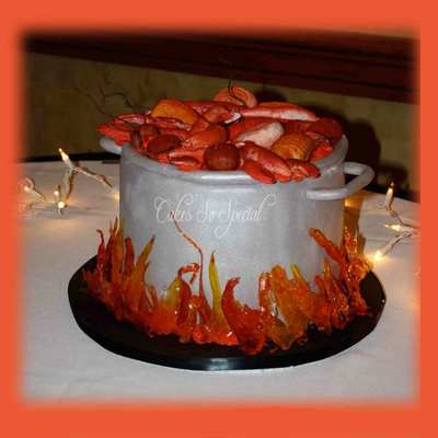 Boiling Pot Of Crawfish