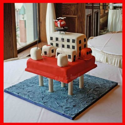 Oil Rig In The Gulf Of Mexico