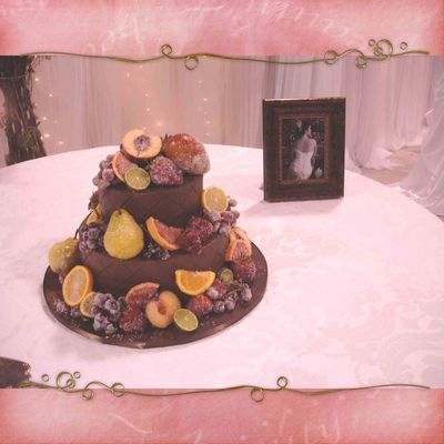 Chocolate And Jeweled Fruit