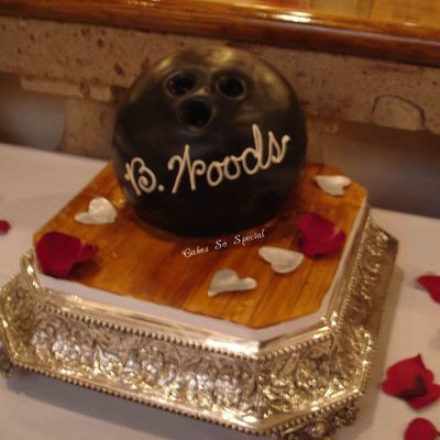 Bowling Ball Spherical Cake