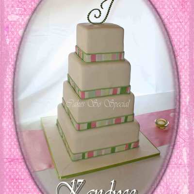 Banded Pink And Green