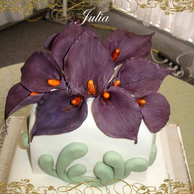 Purple Passion Calla Lilies
