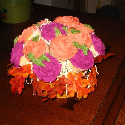 Fall Cupcake Bouquet