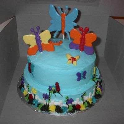 Butterflies And Flowers