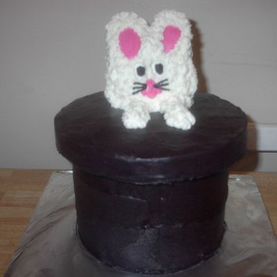 Rabbit In Magician's Hat