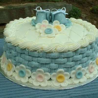 "baby Boy" Shower Cake