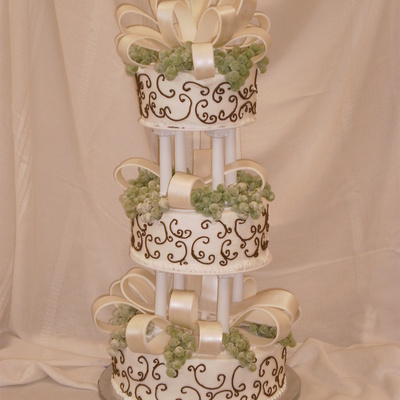3 Tier Wedding Cake Cake