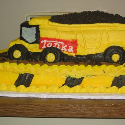 Dump Truck Cake