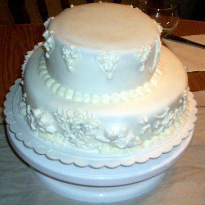 Angel Engagement Cake