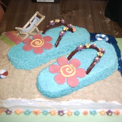 Flip Flop Cake
