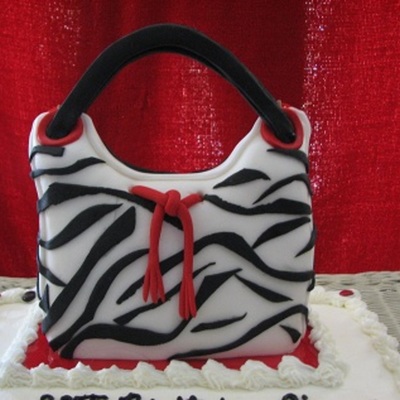 Zebra Striped Purse