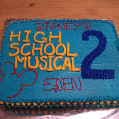 High School Musical 2 Cake