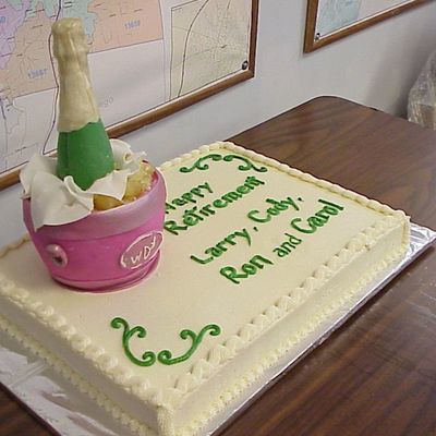 Retirement Cake For Co-Worker