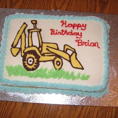 Construction Birthday Cake