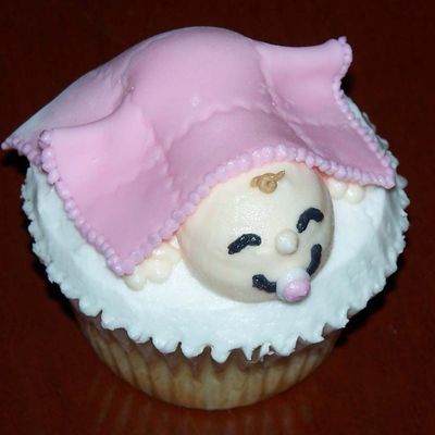 Sleeping Baby Cupcake