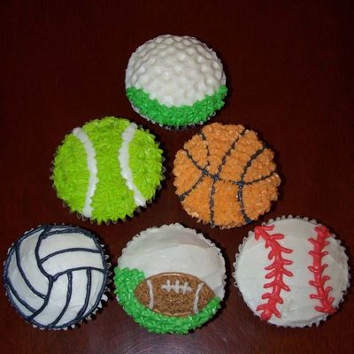 Sports Cupcakes