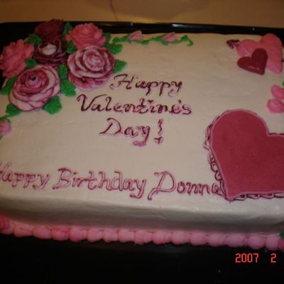 Valentine's Day/birthday Cake