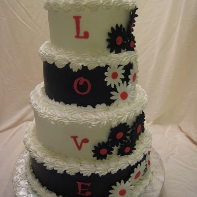 Black And White Daisys