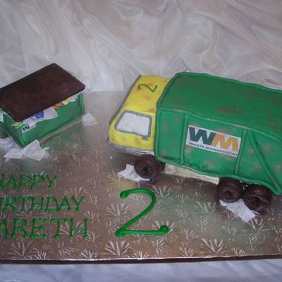 Garbage Truck And Dumpster