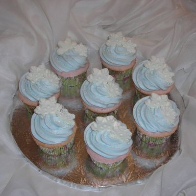 Snowflake Cupcakes