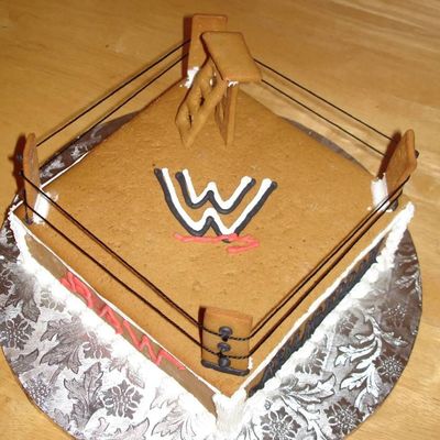 Gingerbread Wrestling Ring