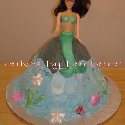 Mermaid Doll Cake