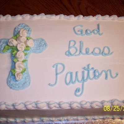 Payton Baptism Cake