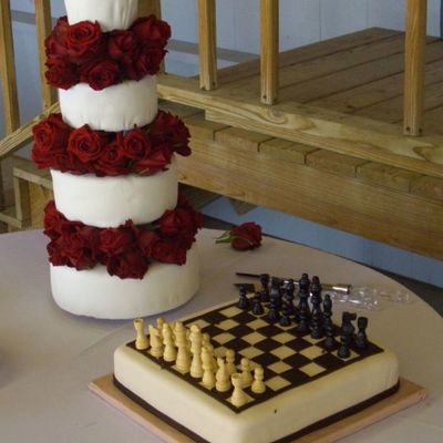 Chris & Nina's Wedding Cake