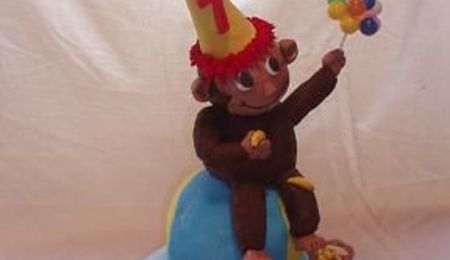 Curious George Birthday Cake - CakeCentral.com