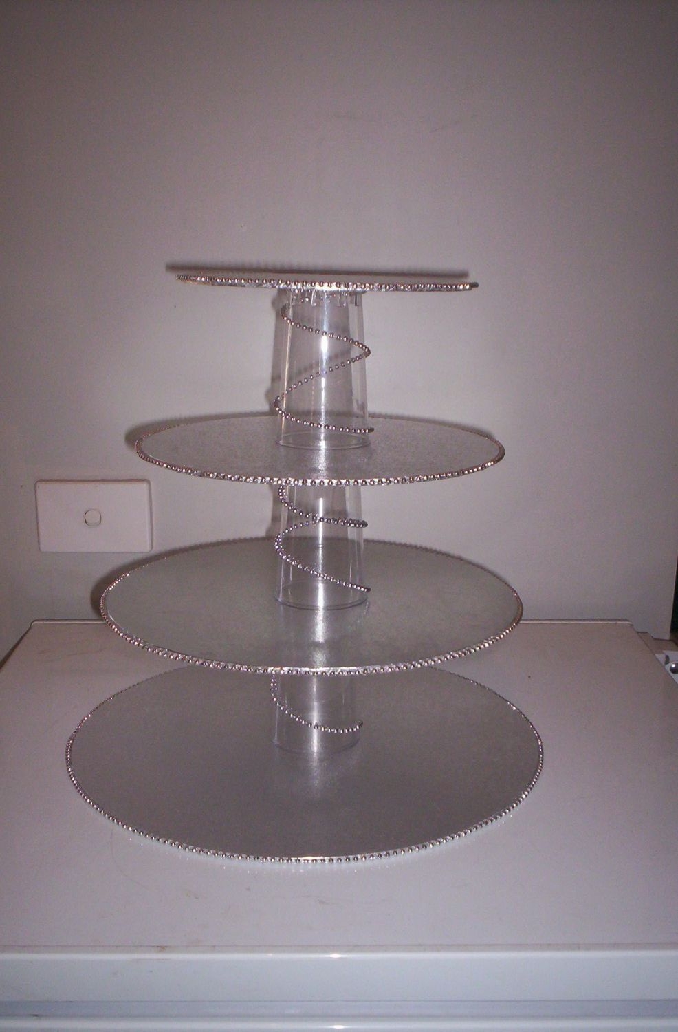 Homemade Cupcake Stand