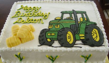 My Tractor CakeCentral Com 450x260 629216BlH8 Tractor Birthday 
