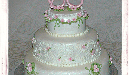 60Th Anniversary Sheet Cake - CakeCentral.com