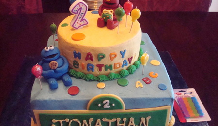 Sesame Street First Birthday Cake CakeCentral sesame-street-first-birthday-cake-cakecentral