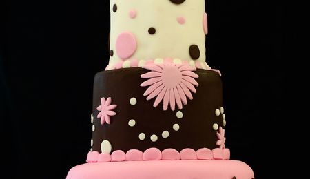 Pink And Brown - CakeCentral.com