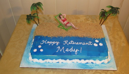 Retirement Cake - CakeCentral.com